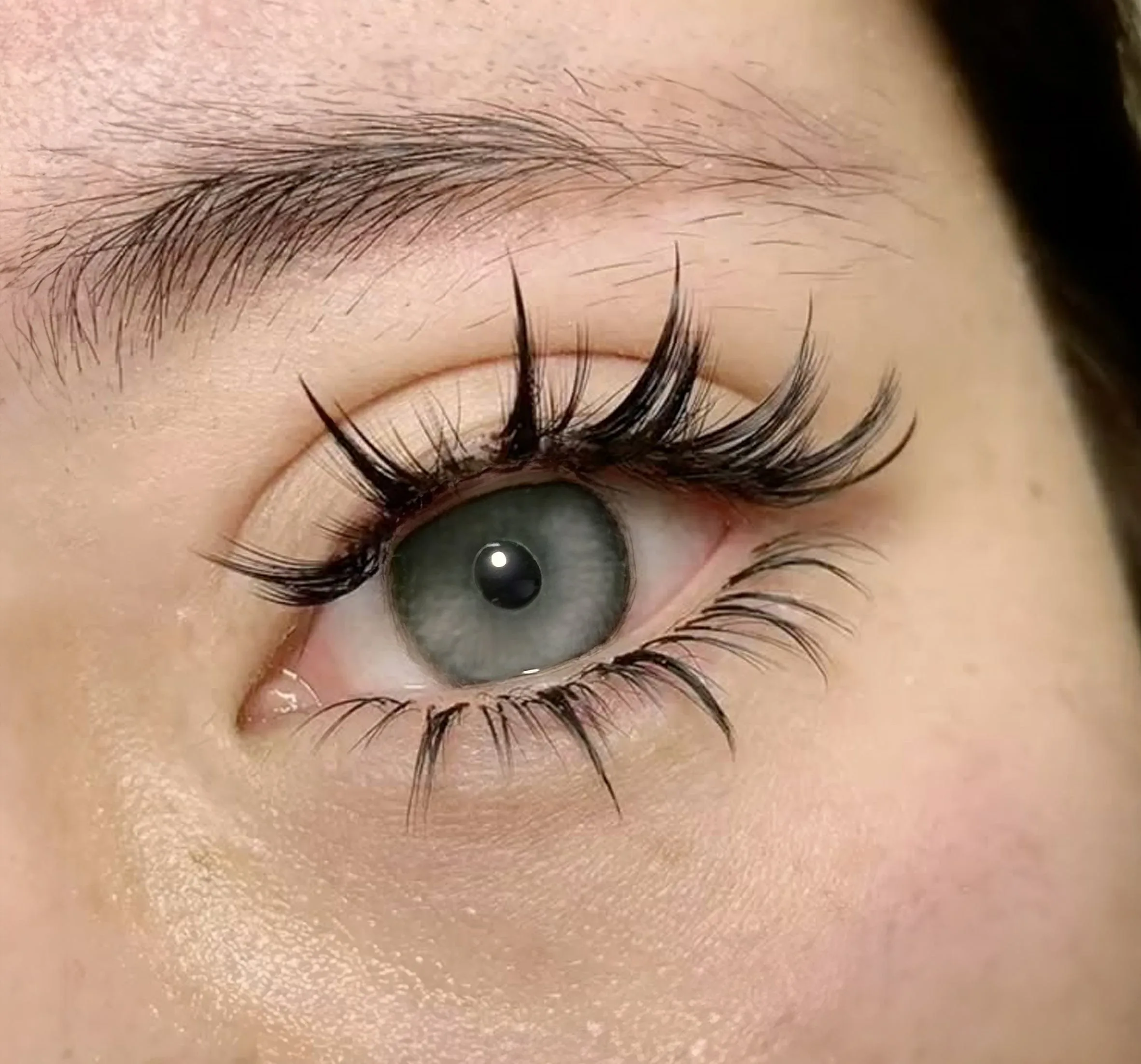 Olhos separados — foto de referência do formato do olho